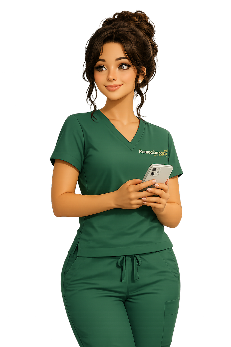 Clara, enfermeira do Remediandocê